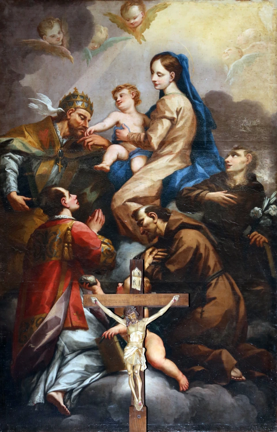 Madonna col Bambino coi santi Francesco, Antonio, Stefano e Gregorio - Santo Stefano dei Cappuccini, Arezzo